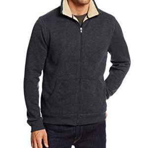 Men’s Sueded Fleece Full Zip with Sherpa Lining